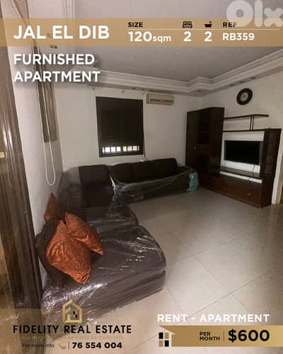 Apartment for rent in Jal El Dib RB359 شقة  للإيجار في جل الديب