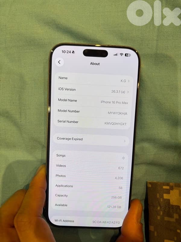 iphone 16 pro max 256 gb titanium 94% battery health 0 scratches 1150$ 4