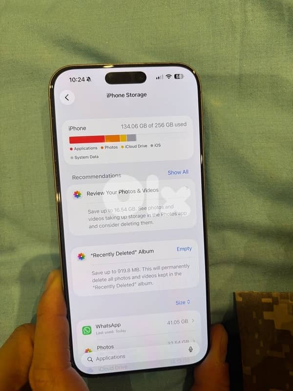 iphone 16 pro max 256 gb titanium 94% battery health 0 scratches 1150$ 6