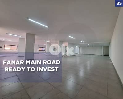 Showroom , Main Road, Ready to invest, Fanar/الفنار  REF#BS135001