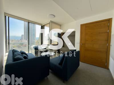 L20967 - Modern Loft with City View For Rent in Achrafieh, Carré D'or