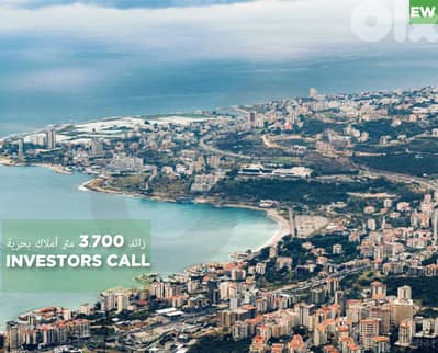 Seafront Land for Sale/Maameltein/أرض/ معاملتين/ REF#EW135016 !