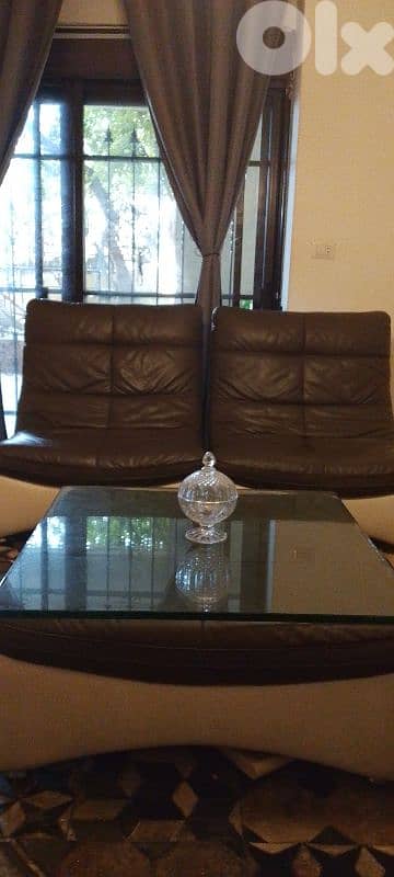 leather single couches