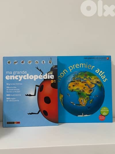 Atlas + Encyclopedia Books Bundle – Great Condition