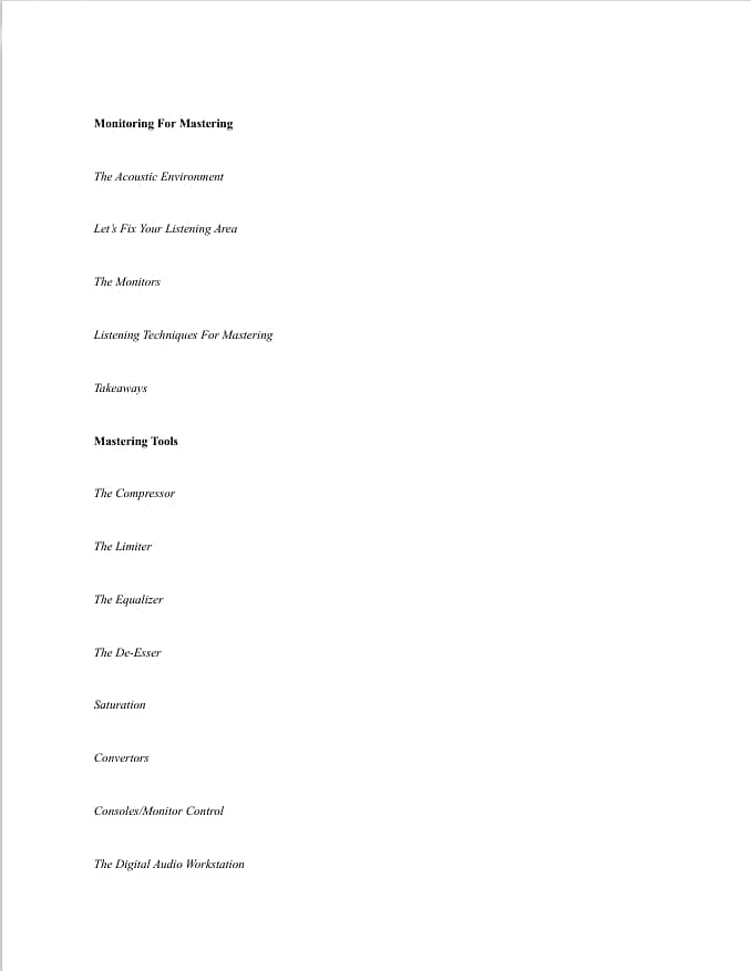 The Mastering Engineer's Handbook 5th Ed by Bobby Owsinski (eBook) 3