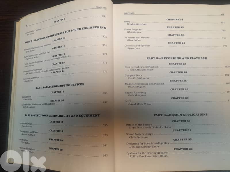 Handbook for Sound Engineers (Book) 8