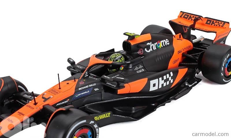 Lando Norris McLaren MCL38 (Miami GP 2024) diecast car model 1;24. 1