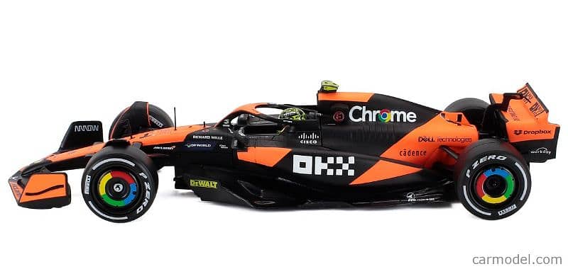 Lando Norris McLaren MCL38 (Miami GP 2024) diecast car model 1;24. 2