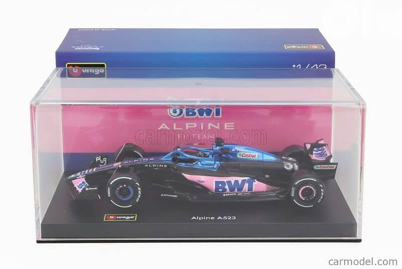Esteban Ocon Alpine A523 (2023) diecast car model 1;43 5