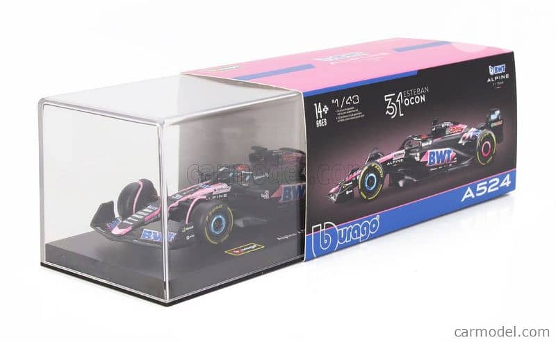 Esteban Ocon Alpine A524 (2024) diecast car model 1;43 6