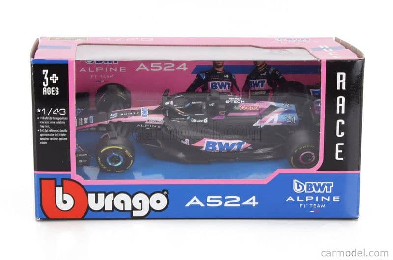 Esteban Ocon Alpine A524 (2024);diecast model 1;43 5