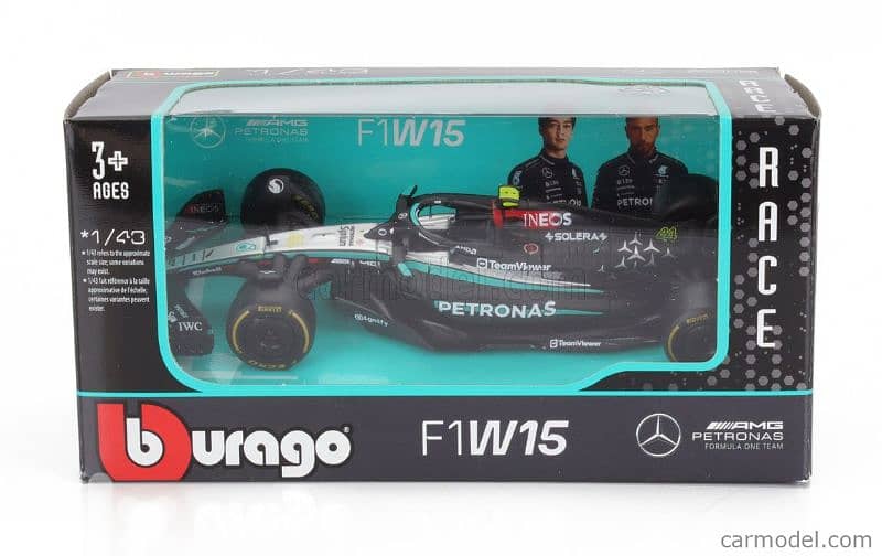L. Hamilton Mercedes AMG W15 E (2024) diecast car model 1;43 . 5