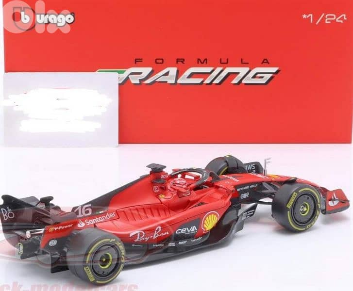 C. Leclerc Ferrari SF23 (2023) diecast car model 1;24 3