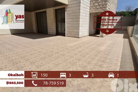 Okaibeh 150m2 | 105m2 | High End | Open View | Catch | MCH