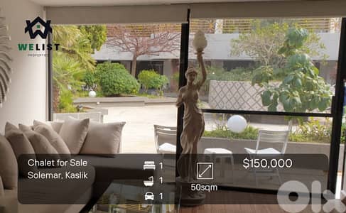 Chalet for sale in Solemar شاليه للبيع في سوليمار كسليك