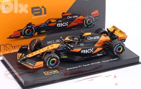 Oscar Piastri McLaren MCL38 diecast car model 1;43