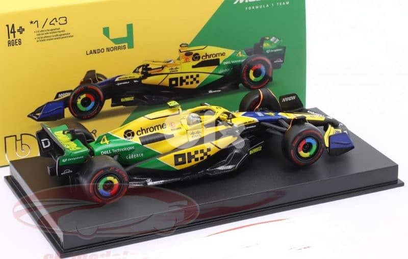 Lando Norris McLaren MCL38 diecast car model 1;43 4