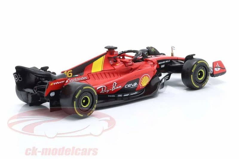 C. Leclerc Ferrari SF23 (Las Vegas GP 2023) diecast car model 1;43 3