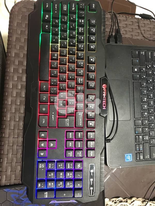for sale (RGB  gaming keyboard + mouse + mouse pad ) 4
