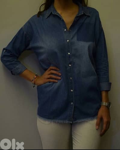 new denim blouse