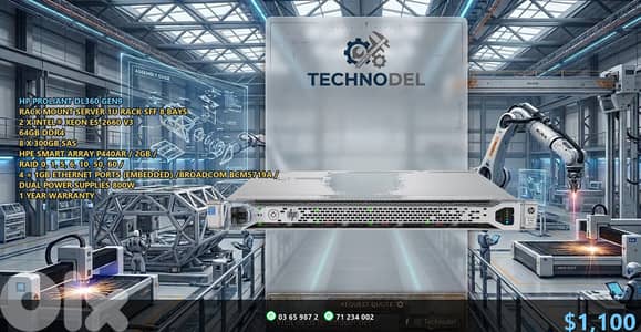 HP Proliant DL360 Gen9 64GB RAM