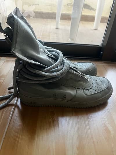 Nike SF Air Force 1 High (Grey/Dust) - Size 45 (US 11)