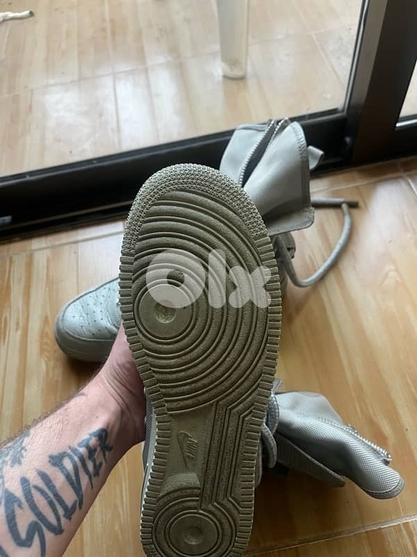 Nike SF Air Force 1 High (Grey/Dust) - Size 45 (US 11) 3