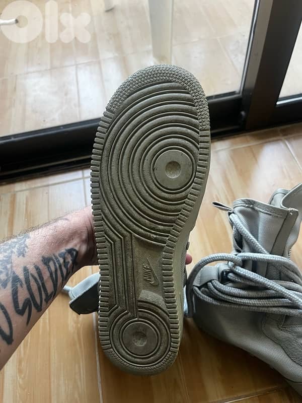 Nike SF Air Force 1 High (Grey/Dust) - Size 45 (US 11) 7
