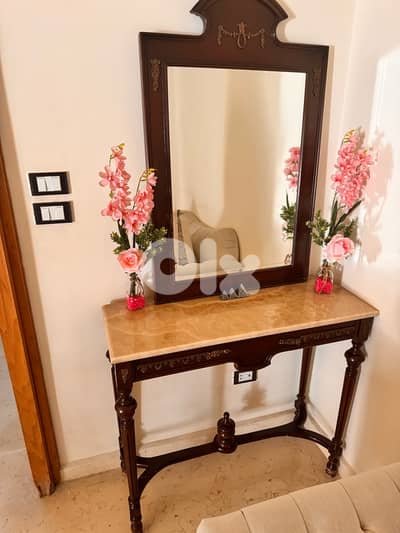 console table with Mirror