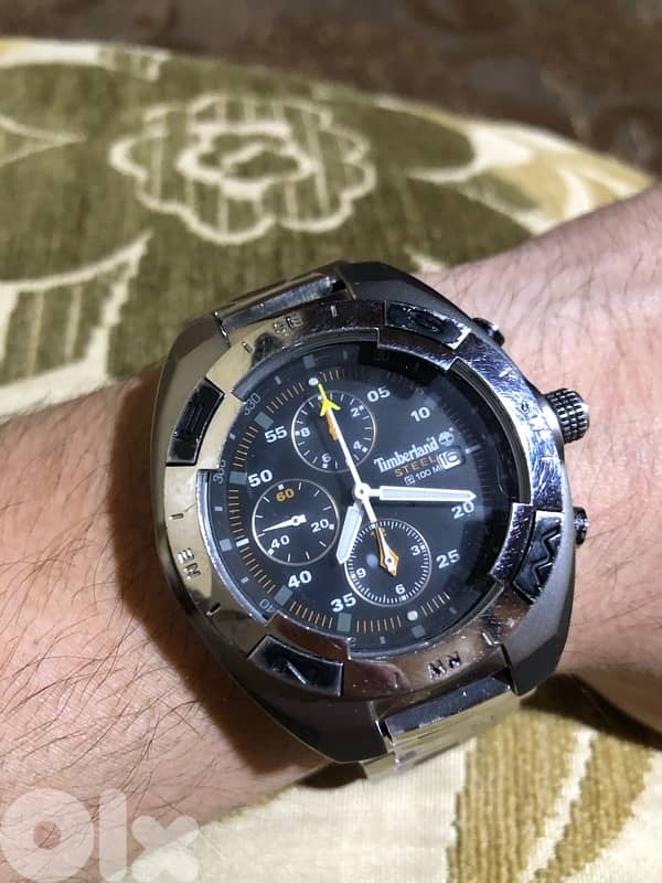 Timberland watch crhonohgrf takemeter 100 meter 44MM working fine like 6