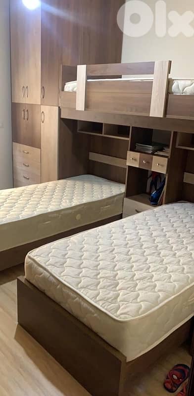 3 beds -custom made kids bedroom غرفة نوم للاطفال