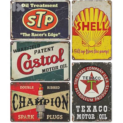 Double Sided Garage Signs - 5 pcs