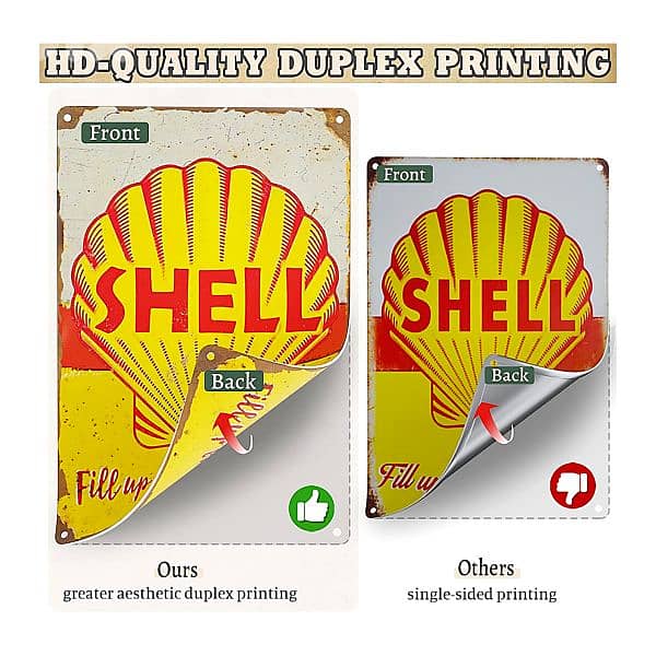 Double Sided Garage Signs - 5 pcs 2