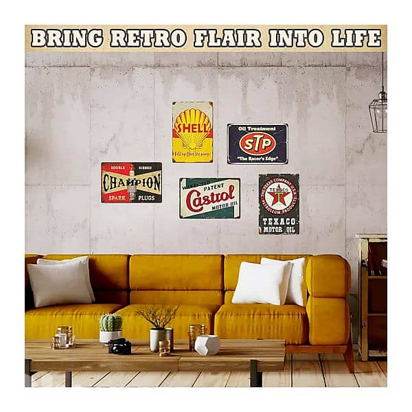 Double Sided Garage Signs - 5 pcs 5