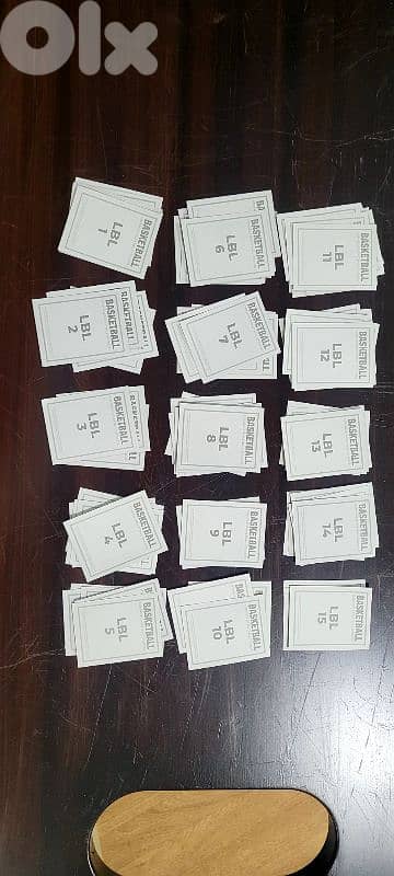 Lebanese basketball stickers 1