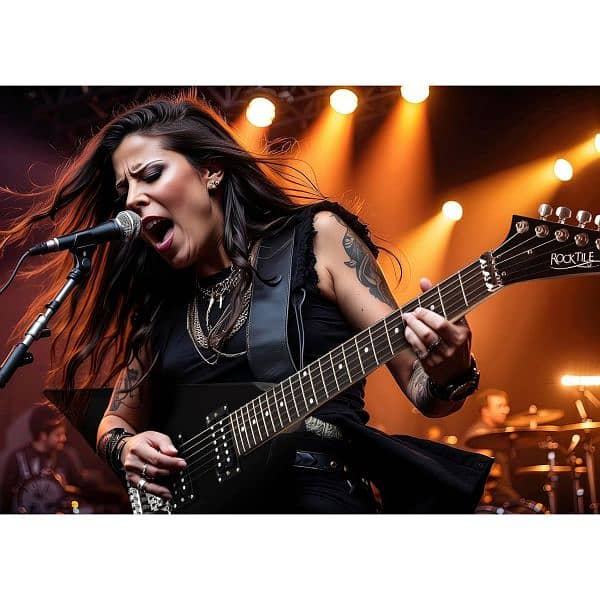 Rocktile Flying V guitar 5