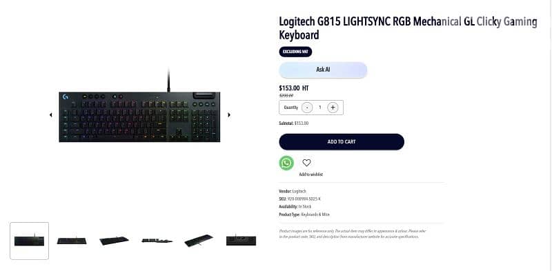 Logitech G815 keyboard 3