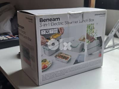 Beneam 3-in-1 Electric Steamer Lunch Box