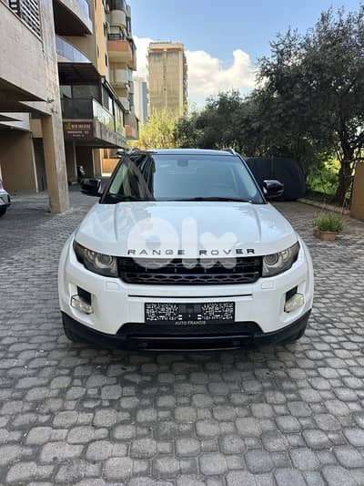 Range Rover Evoque Prestige 2012 white on black