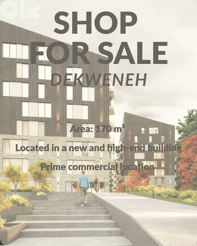 RAO26-5002 Shop 170 m² for Sale – Dekweneh | Prime Location