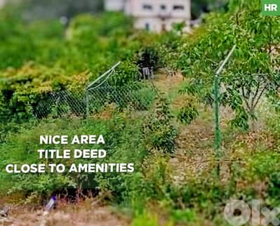 Nice Area ‎ - Title Deed ‎ - Close to Amenities - Hammana REF#HR127193