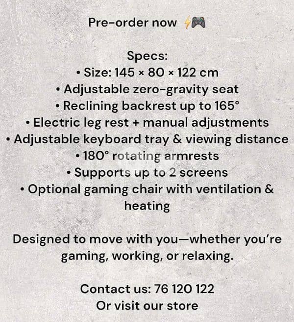 ADVANCED GAMING CHAIR 1