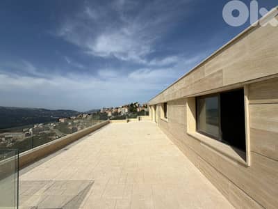 Spacious Apartment for Sale in Baabdat with terrace شقة واسعة للبيع