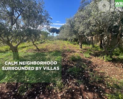 calm neighborhood, surrounded by villas, Aamchit/عمشيت  REF#WR135094