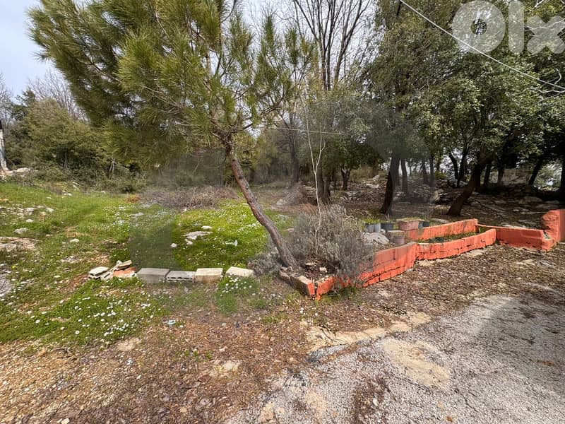 private road ,very calm area , unique plot, Aannaya/عنايا REF#WR135096 1