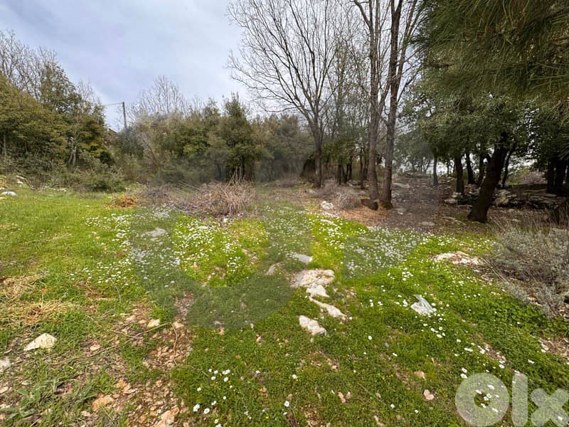 private road ,very calm area , unique plot, Aannaya/عنايا REF#WR135096 3