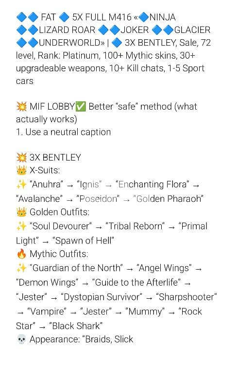 Selling a strong PUBG account, very clean and stacked. 18