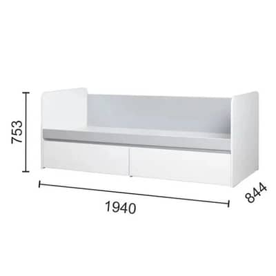 New Bed 100~120cm with Drawers High Quality
