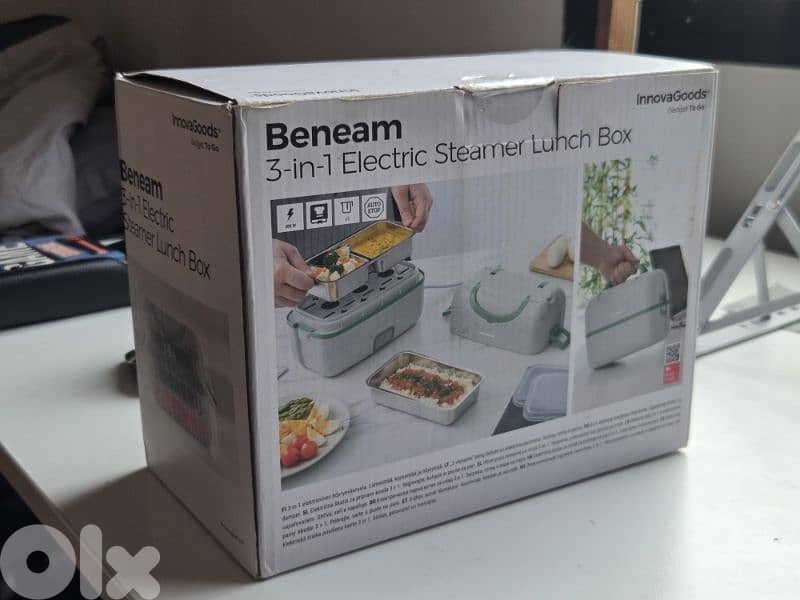 Beneam 3-in-1 Electric Steamer Lunch Box 1