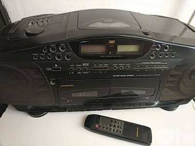 Vintage Samsung portable boombox stereo system - Not Negotiable
